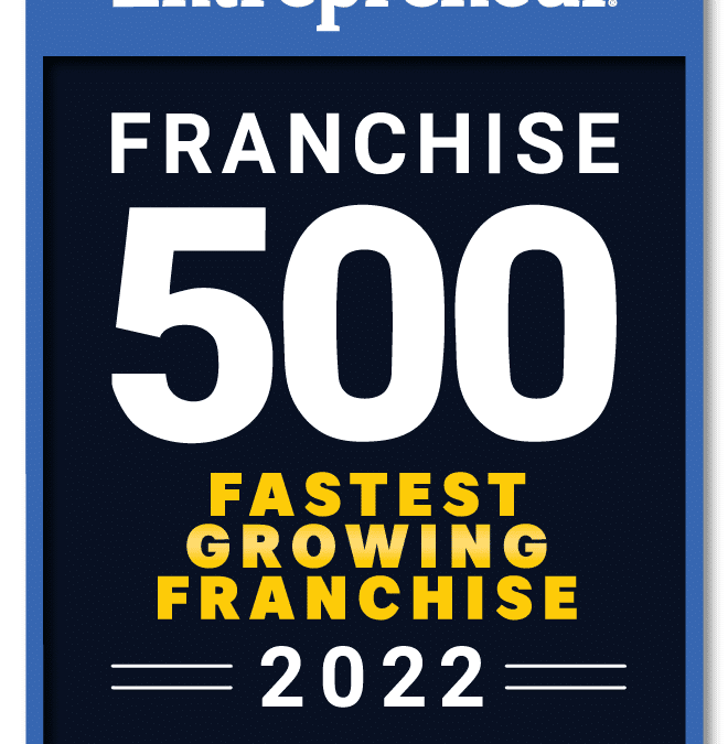 Entrepreneur Magazine Names Us One of the Fastest-Growing Franchise Opportunities in the WORLD!